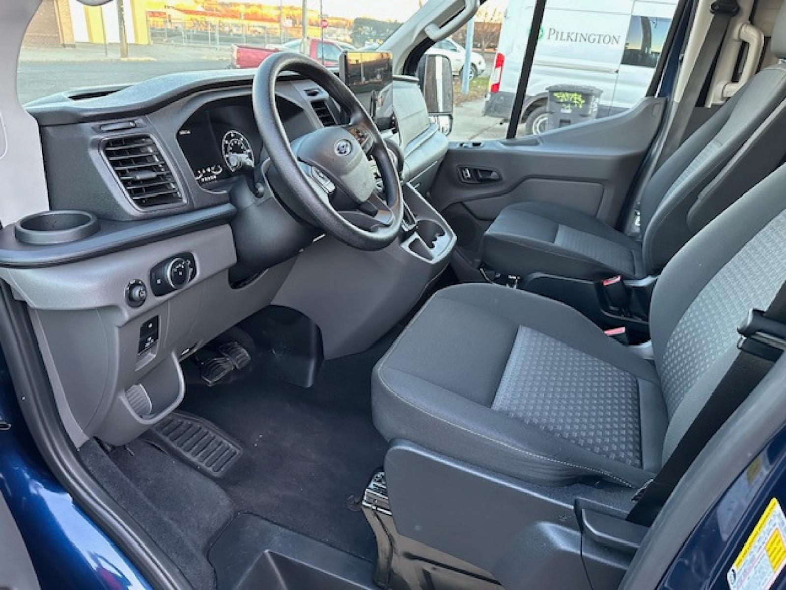 2022 BLUE Ford Transit 350 Wagon Low Roof XLT w/Sliding Pass. 148-in. WB (1FBAX9YG0NK) with an 3.5L V6 DOHC 24V engine, 6A transmission, located at 3200 1st Avenue North, Billings, MT, 59101, (406) 245-9055, 45.779270, -108.510742 - This is One of Our 12 Passenger Vans Available for Rent. Tilt Steering, Cruise Control, Front & Rear Air Conditioning, Power Windows, Power Door Locks and All Wheel Drive. Auto Brokers of Montana/AA&A Auto Rental/Fox Car Rental Billings - Photo #7
